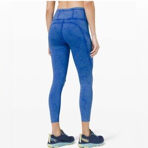 Lululemon Fast and Free High Rise Tight 25" *Ice Dye
